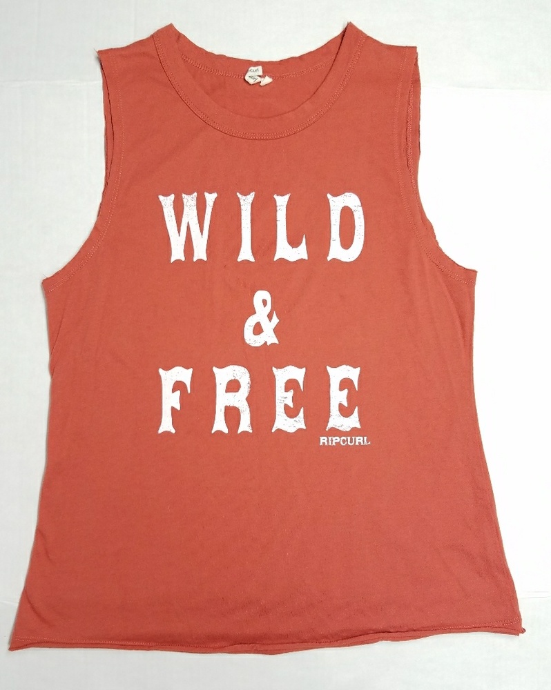 Ripcurl sleeveless"Wild & Free" graphic ta…